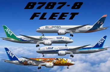 All Nippon Airways B787-8 FLEET (JA801A～JA878A)